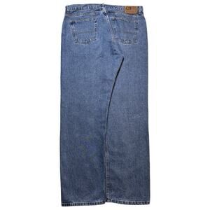 Vintage Polo Ralph Lauren Polo Jeans Light Wash Leather Patch 38 X 32 Casual